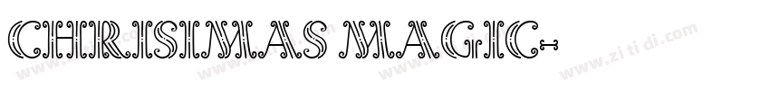 chrisimas magic字体转换